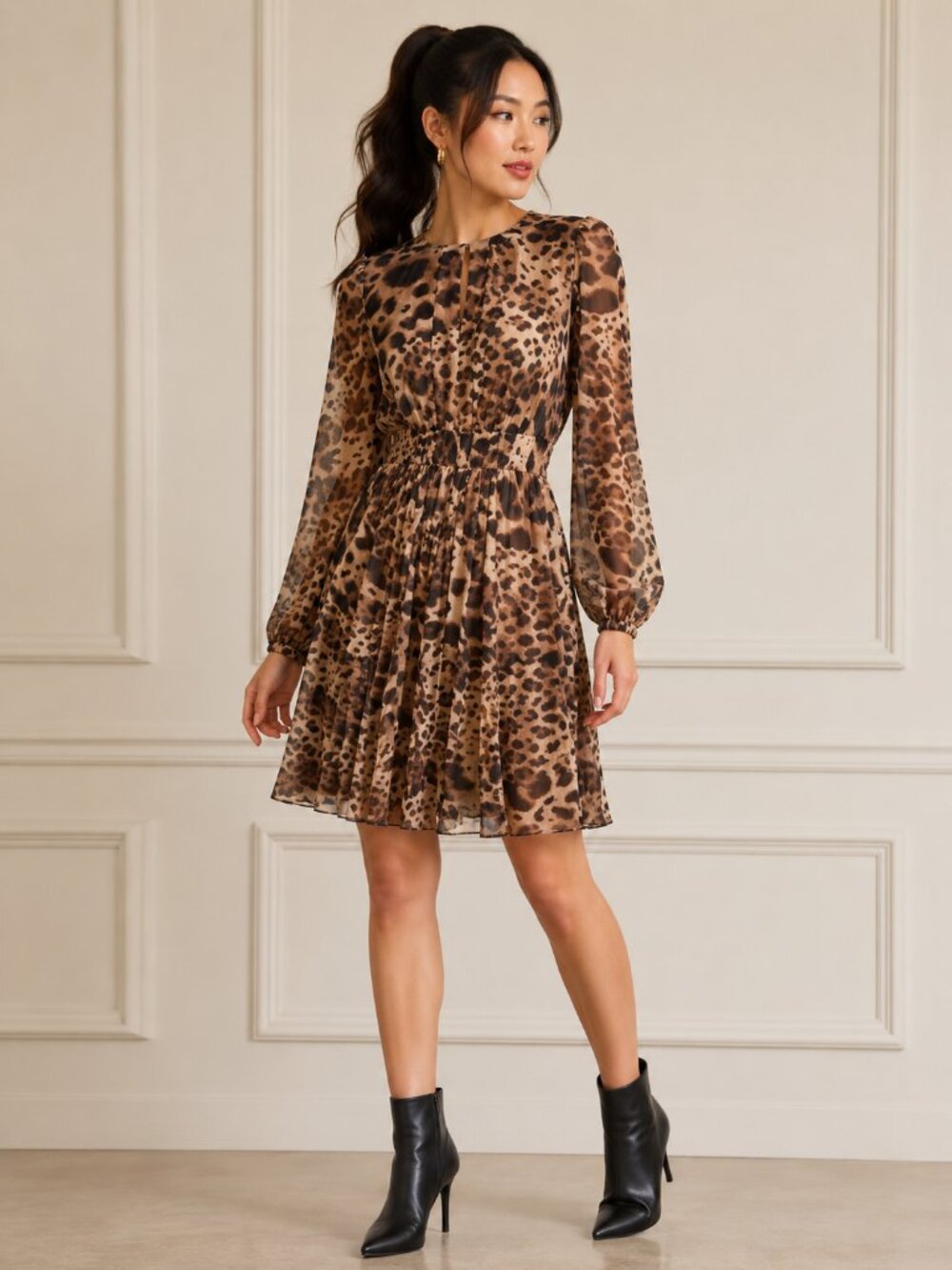 Miss Sixty Leopard Print Dress